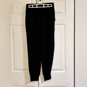 Athleta Black Knit Joggers. Size Small